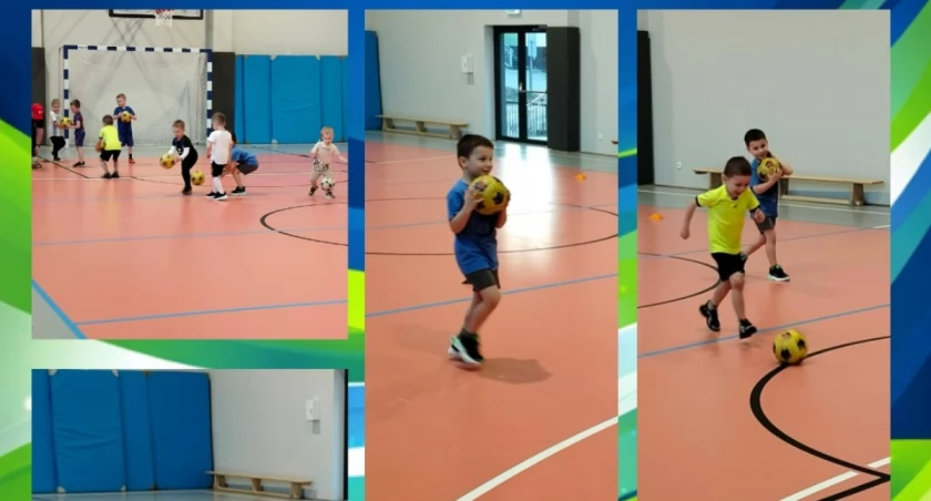 Energia i uśmiech na pierwszym treningu najmłodszych sportowców