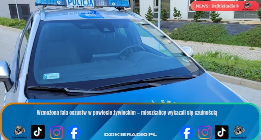 Wzmożona fala oszustw w powiecie żywieckim — mieszkańcy wykazali się czujnością
