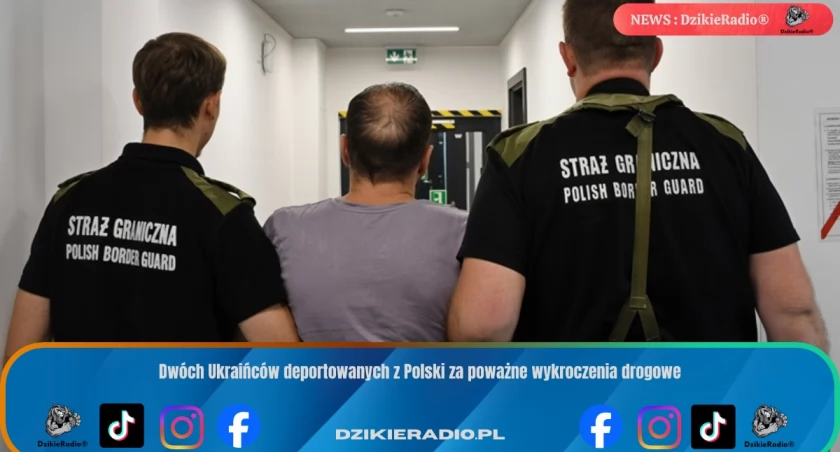 Dwóch Ukraińców deportowanych z Polski za poważne wykroczenia drogowe