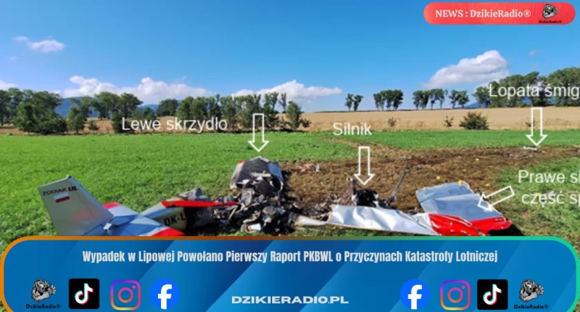 Wypadek w Lipowej Powołano Końcowy Raport PKBWL o Przyczynach Katastrofy Lotniczej