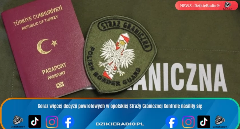 Coraz więcej decyzji powrotowych w opolskiej Straży Granicznej Kontrole nasiliły się