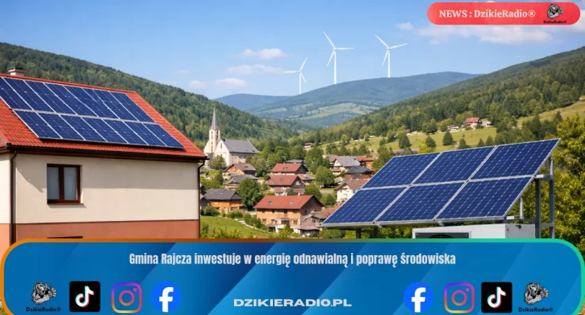 Gmina Rajcza inwestuje w energię odnawialną i poprawę środowiska