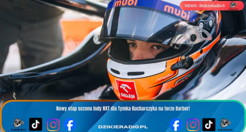 Tymek Kucharczyk wraca na tor Barber i walczy o lepsze miejsce w klasyfikacji