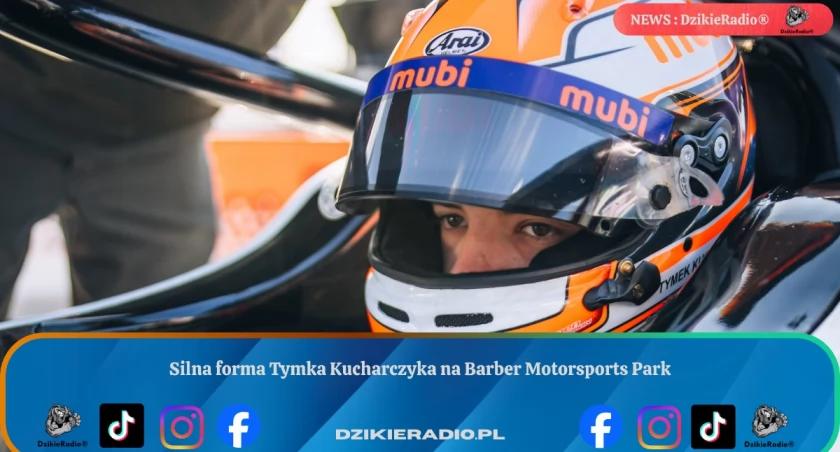 Tymek Kucharczyk ponownie na podium w sezonie Indy NXT