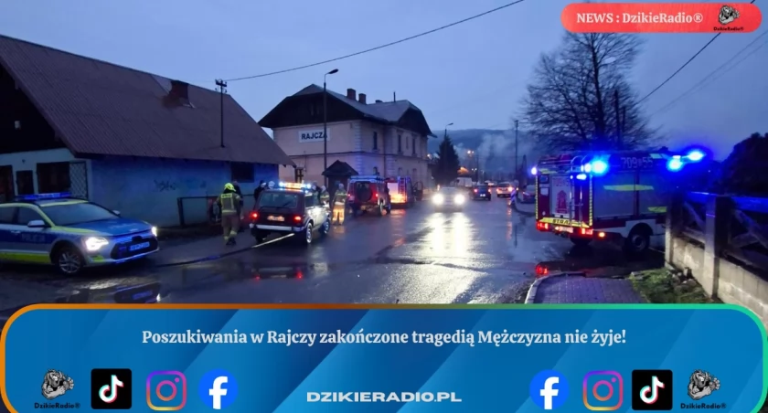 Tragiczny finał poszukiwań 28 letniego mieszkańca powiatu żywieckiego