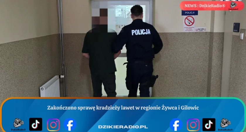 Zakończono sprawę kradzieży lawet w regionie Żywca i Gilowic