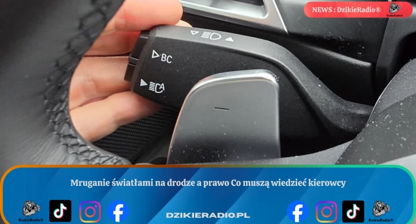 Mruganie światłami na drodze a prawo Co muszą wiedzieć kierowcy