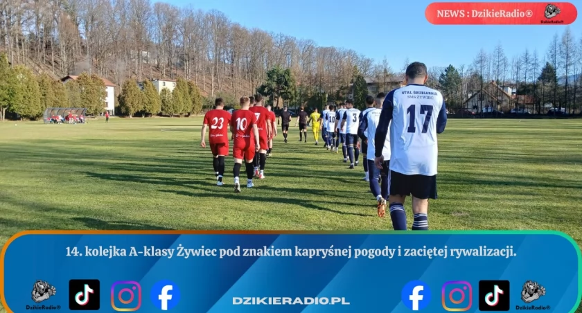 Trudne warunki pogodowe zatrzymały część meczów 14. kolejki A-klasy Żywiec