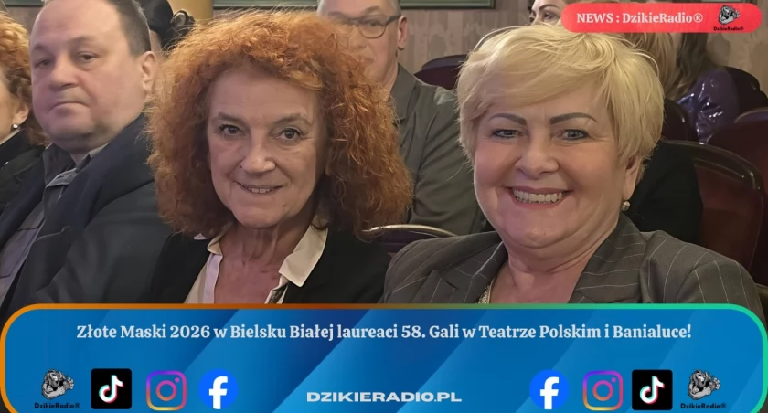 58 Gala Złotych Masek w Bielsku-Białej podkreśla siłę lokalnej sceny teatralnej.