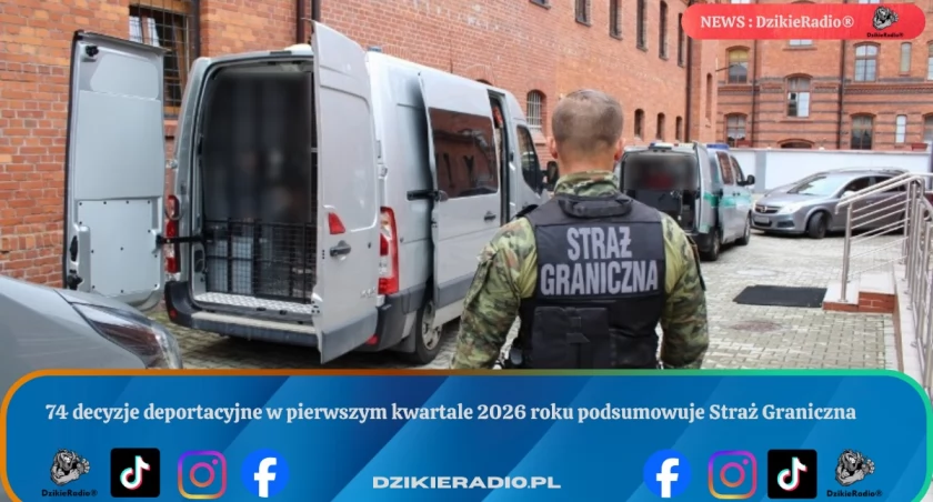 74 decyzje deportacyjne w pierwszym kwartale 2026 roku podsumowuje Straż Graniczna