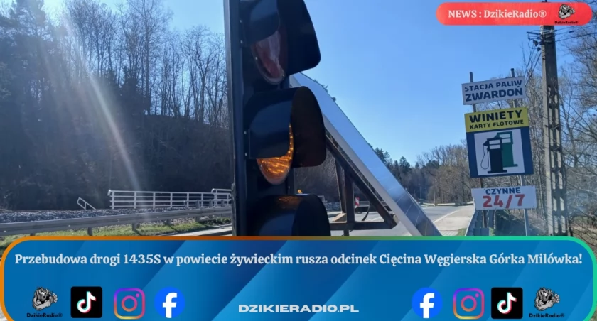 Startuje przebudowa drogi powiatowej Cięcina Węgierska Górka Milówka.