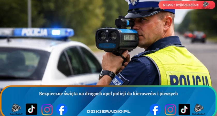 Wzmożony ruch na drogach podczas świąt policja przypomina o bezpieczeństwie