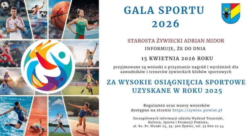 Rusza nabór wniosków na nagrody sportowe w powiecie żywieckim w 2025 roku