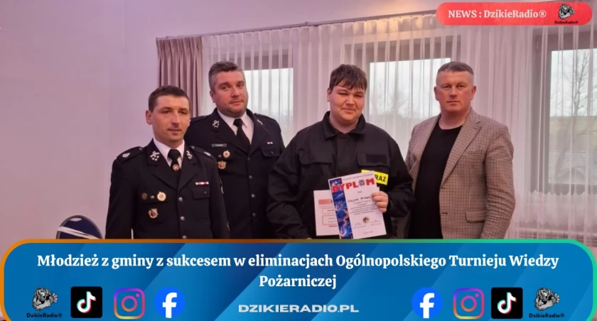 Młodzież z gminy z sukcesem w eliminacjach Ogólnopolskiego Turnieju Wiedzy Pożarniczej