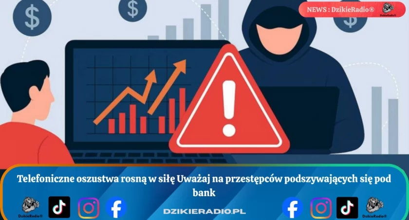 Telefoniczne oszustwa rosną w siłę Uważaj na przestępców podszywających się pod bank
