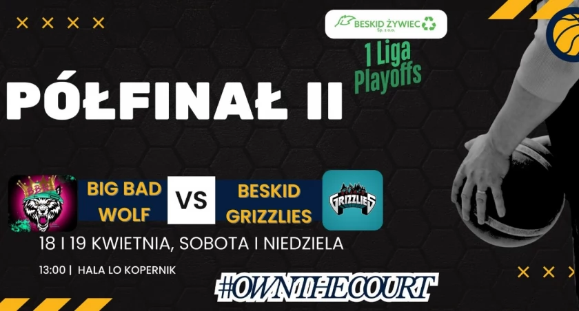 Walka o finał w Żywcu Beskid Grizzlies kontra Big Bad Wolf.