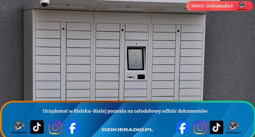 Urzędomat w Bielsku-Białej pozwala na całodobowy odbiór dokumentów