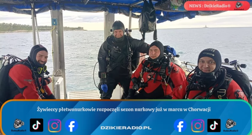 Żywieccy płetwonurkowie rozpoczęli sezon nurkowy już w marcu w Chorwacji