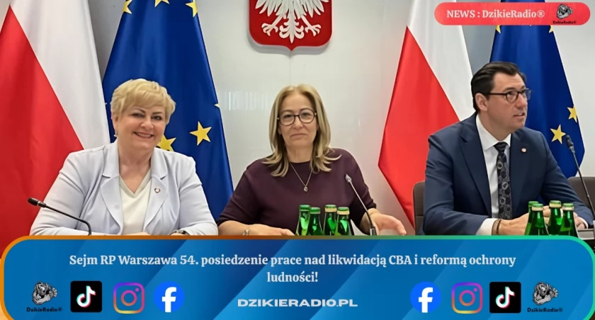 Sejm omawia kluczowe zmiany w systemie antykorupcyjnym i obronie cywilnej.