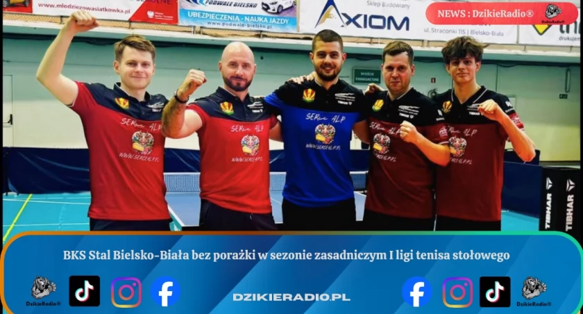 Tenis stołowy w Bielsku-Białej Sezon bez porażki i walka o awans do Superligi