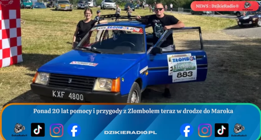 Motoryzacyjna podróż Zlombol do Maroka w 2026 roku wspiera dzieci w Polsce