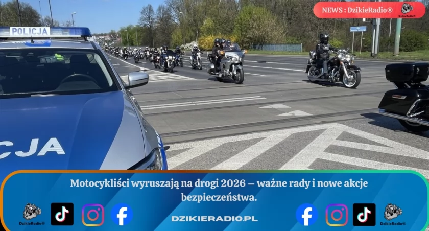 Ruszył sezon motocyklowy 2026 z akcją Jednośladem bezpiecznie do celu