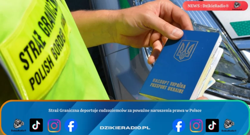 Straż Graniczna deportuje cudzoziemców za poważne naruszenia prawa w Polsce