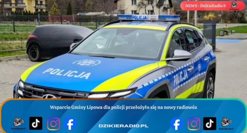 Nowy radiowóz w Łodygowicach dzięki wsparciu Gminy Lipowa