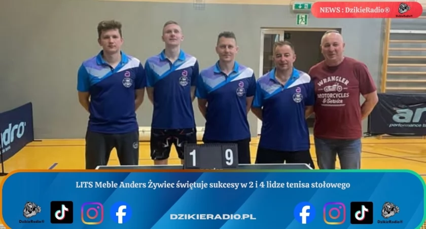 Silna forma tenisistów stołowych z Żywca potwierdzona wygraną i remisem