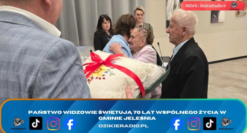Państwo Widzowie świętują 70 lat wspólnego życia w gminie Jeleśnia
