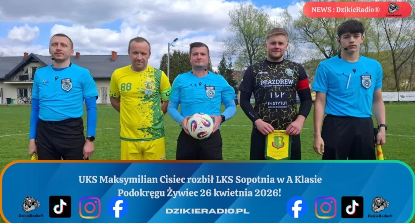 UKS Maksymilian Cisiec dominuje i wygrywa wysoko.