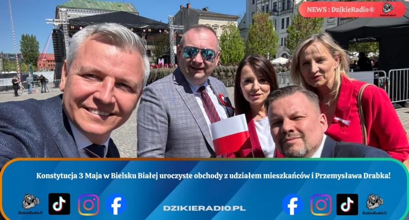 Uroczystości w Bielsku-Białej uczciły pamięć Konstytucji 3 Maja.