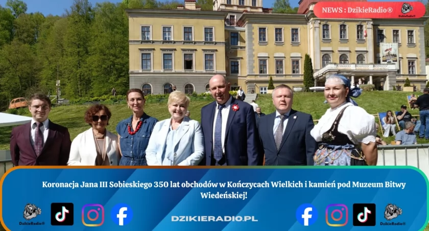 350 lat od koronacji Jana III Sobieskiego uroczystości w Kończycach Wielkich.