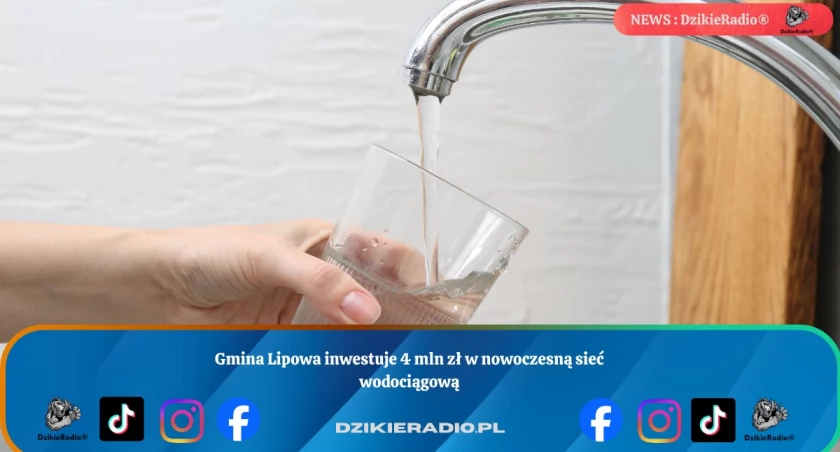 Gmina Lipowa inwestuje 4 mln zł w nowoczesną sieć wodociągową