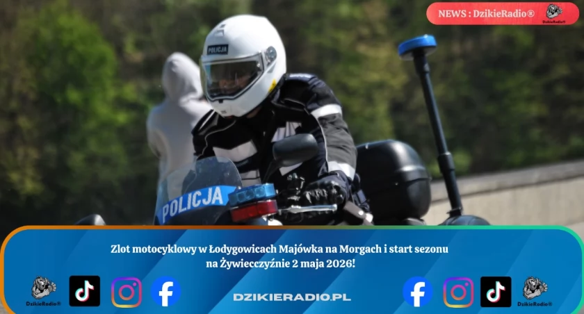 Motocyklowa majówka w Łodygowicach 2026 przyciągnęła tłumy entuzjastów i rodzin.