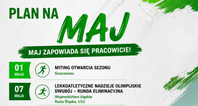 Maj pełen wyzwań dla lekkoatletów MKS Żywiec!