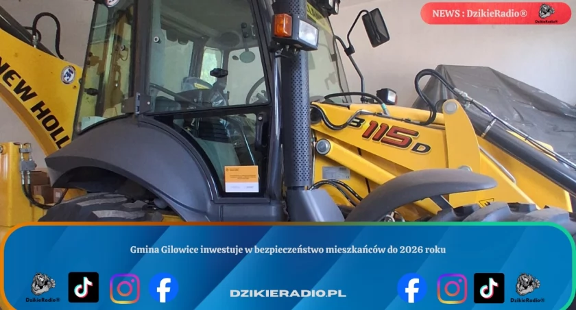 Gmina Gilowice inwestuje w bezpieczeństwo mieszkańców do 2026 roku