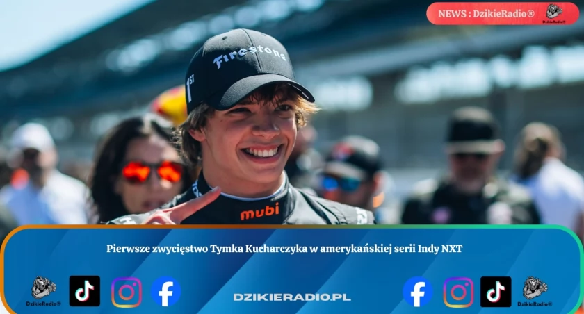 Tymek Kucharczyk triumfuje w Indy NXT na legendarnym torze Indianapolis