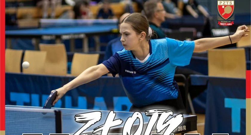 Hanna Kufel mistrzynią Polski młodziczek w tenisie stołowym w Gliwicach