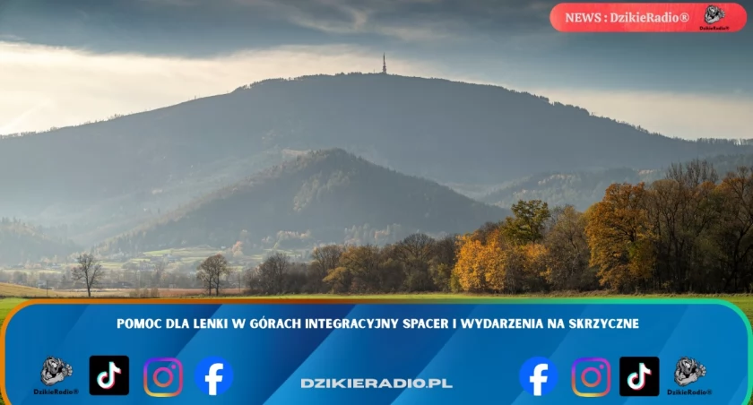 Charytatywny spacer na Skrzyczne dla małej Lenki potrzebującej pomocy