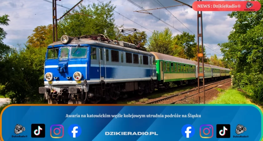 Awaria na katowickim węźle kolejowym utrudnia podróże na Śląsku