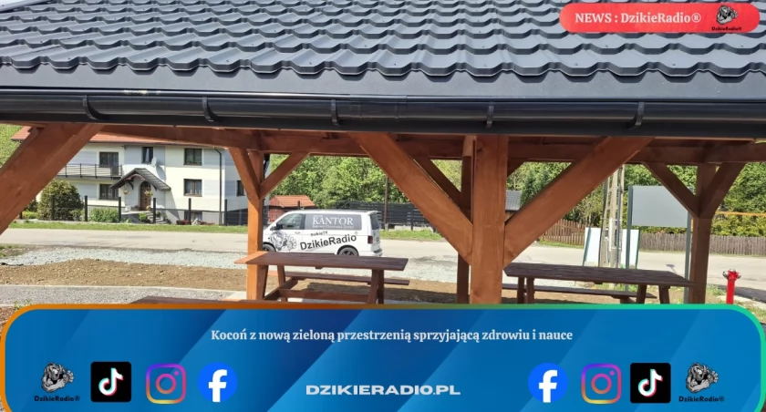 Kocoń z nową zieloną przestrzenią sprzyjającą zdrowiu i nauce
