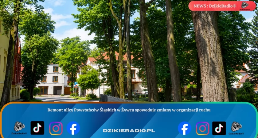 Remont ulicy Powstańców Śląskich w Żywcu spowoduje zmiany w organizacji ruchu