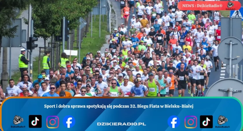 Sport i dobra sprawa spotykają się podczas 32. Biegu Fiata w Bielsku-Białej