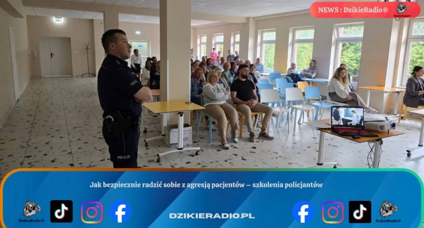 Jak bezpiecznie radzić sobie z agresją pacjentów – szkolenia policjantów
