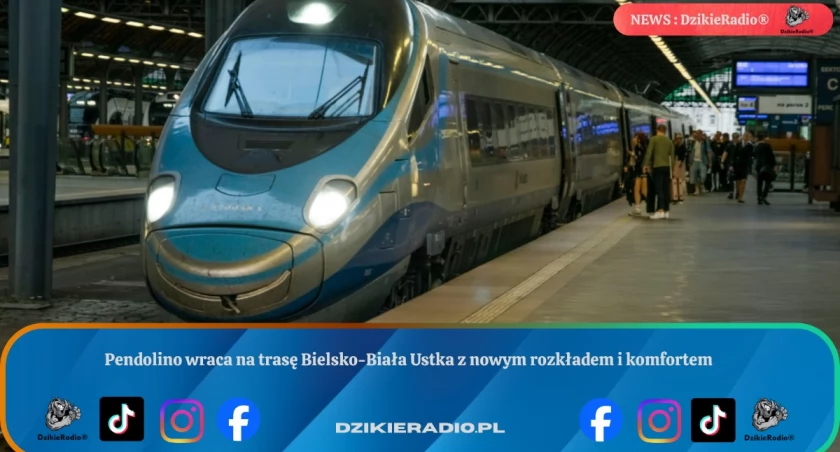 Pendolino wraca na trasę Bielsko-Biała Ustka z nowym rozkładem i komfortem