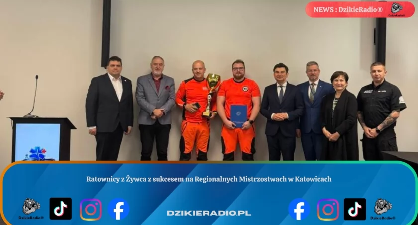 Ratownicy z Żywca z sukcesem na Regionalnych Mistrzostwach w Katowicach