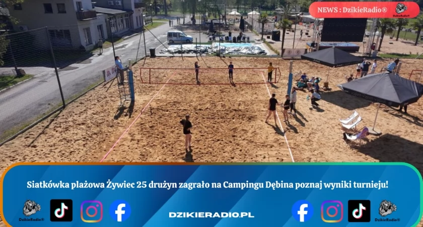 Turniej siatkówki plażowej w Żywcu pełen emocji i młodzieżowej rywalizacji.