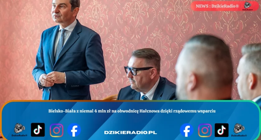 Bielsko-Biała z niemal 4 mln zł na obwodnicę Hałcnowa dzięki rządowemu wsparciu