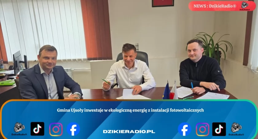 Gmina Ujsoły inwestuje w ekologiczną energię z instalacji fotowoltaicznych